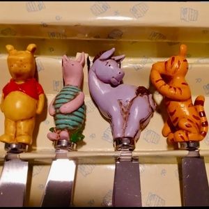 WINNIE THE POOH & FRIENDS SPREADER KNIVES CHEESE BUTTER PATÉ DIP HONEY JELLY NEW